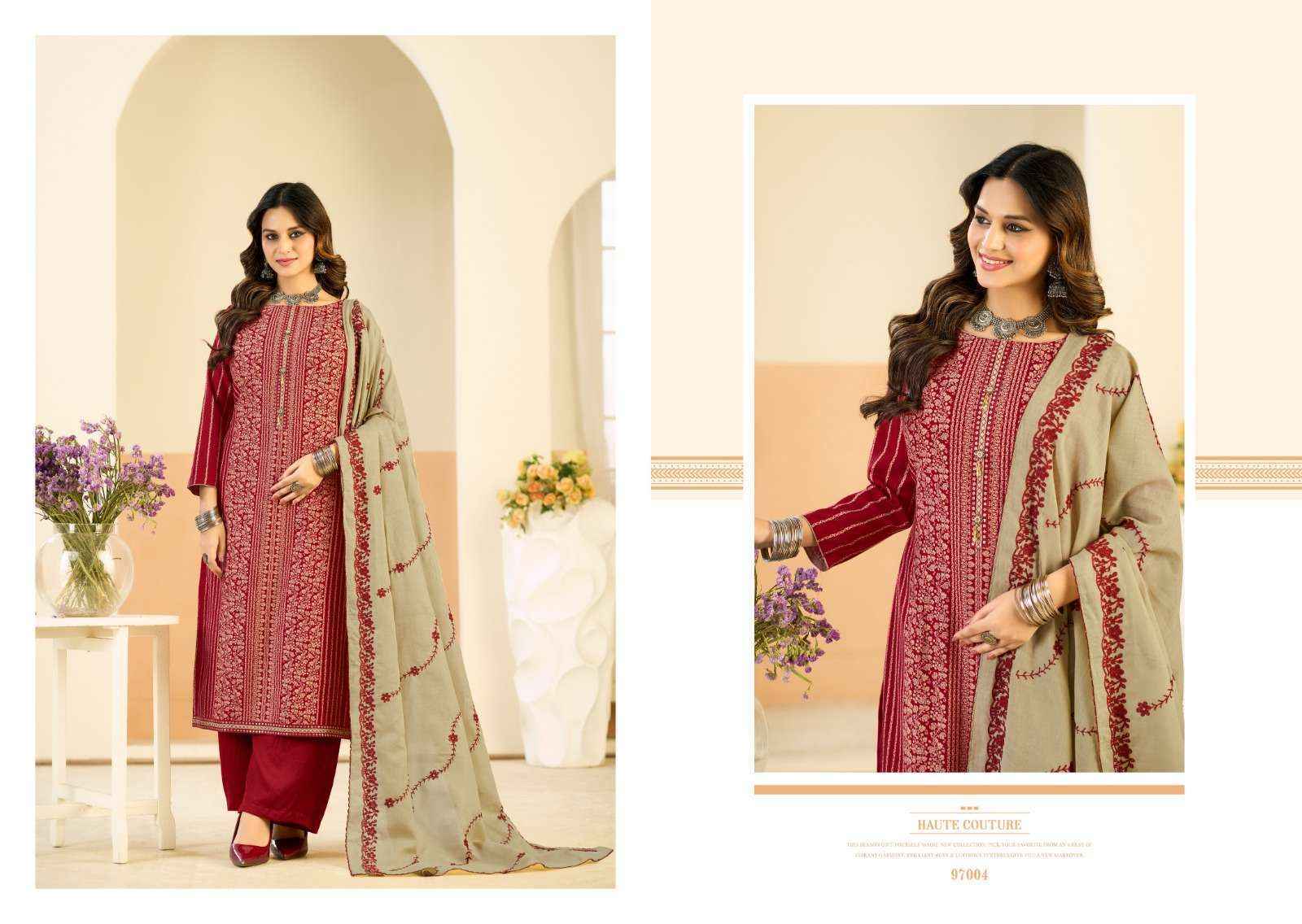 Radhika Fashion Azara Black Berry Vol-18 Viscose Dress Material (4 pcs Catalogue)