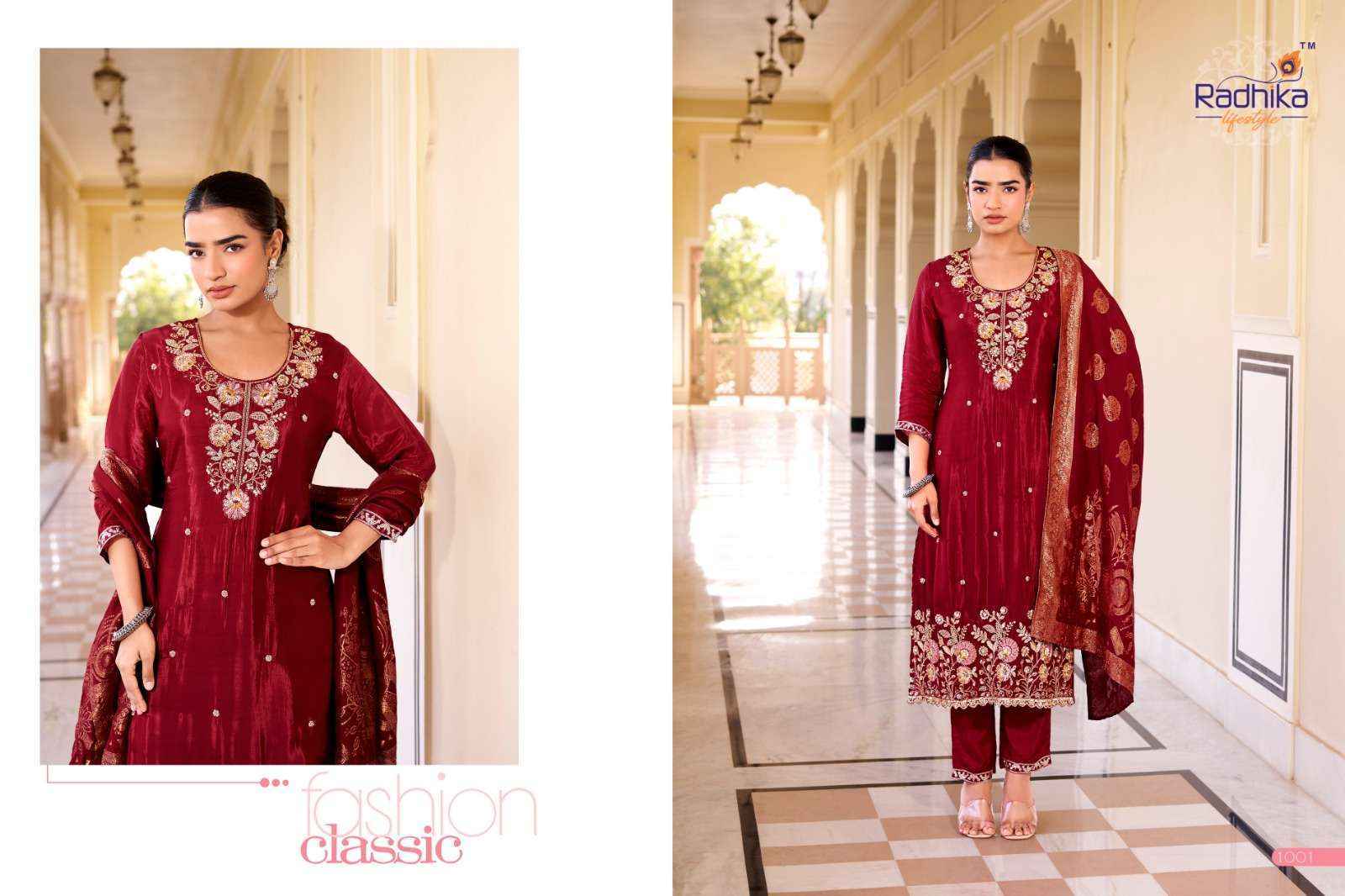 Radhika Lifestyle Kalini Vol-1 Silk Readymade Suit (6 pcs Catalogue)