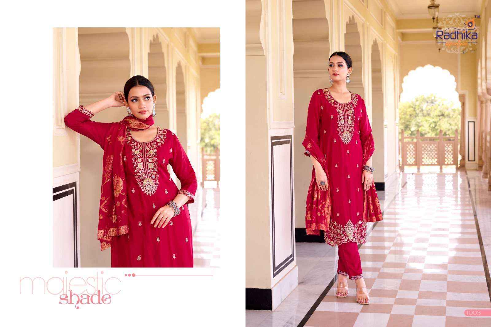 Radhika Lifestyle Kalini Vol-1 Silk Readymade Suit (6 pcs Catalogue)