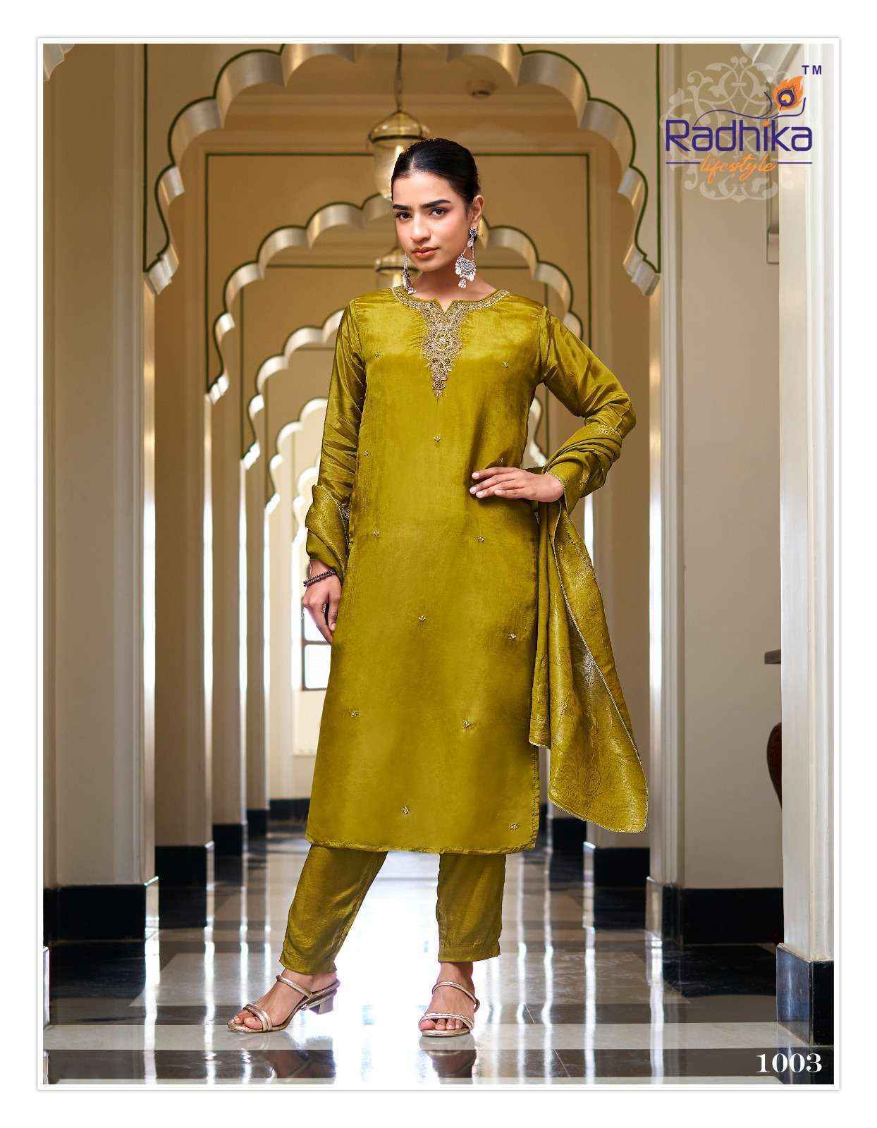 Radhika Lifestyle Karishma Vol-1 Silk Readymadde Suit (6 pcs Catalogue)