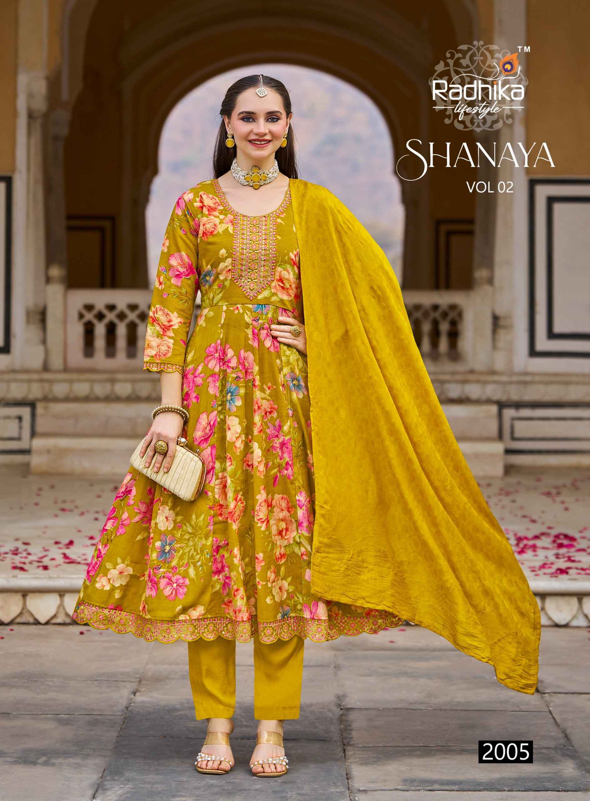 Radhika Lifestyle Shanaya Vol-2 Milano Readymade Suit (6 pcs Catalogue)