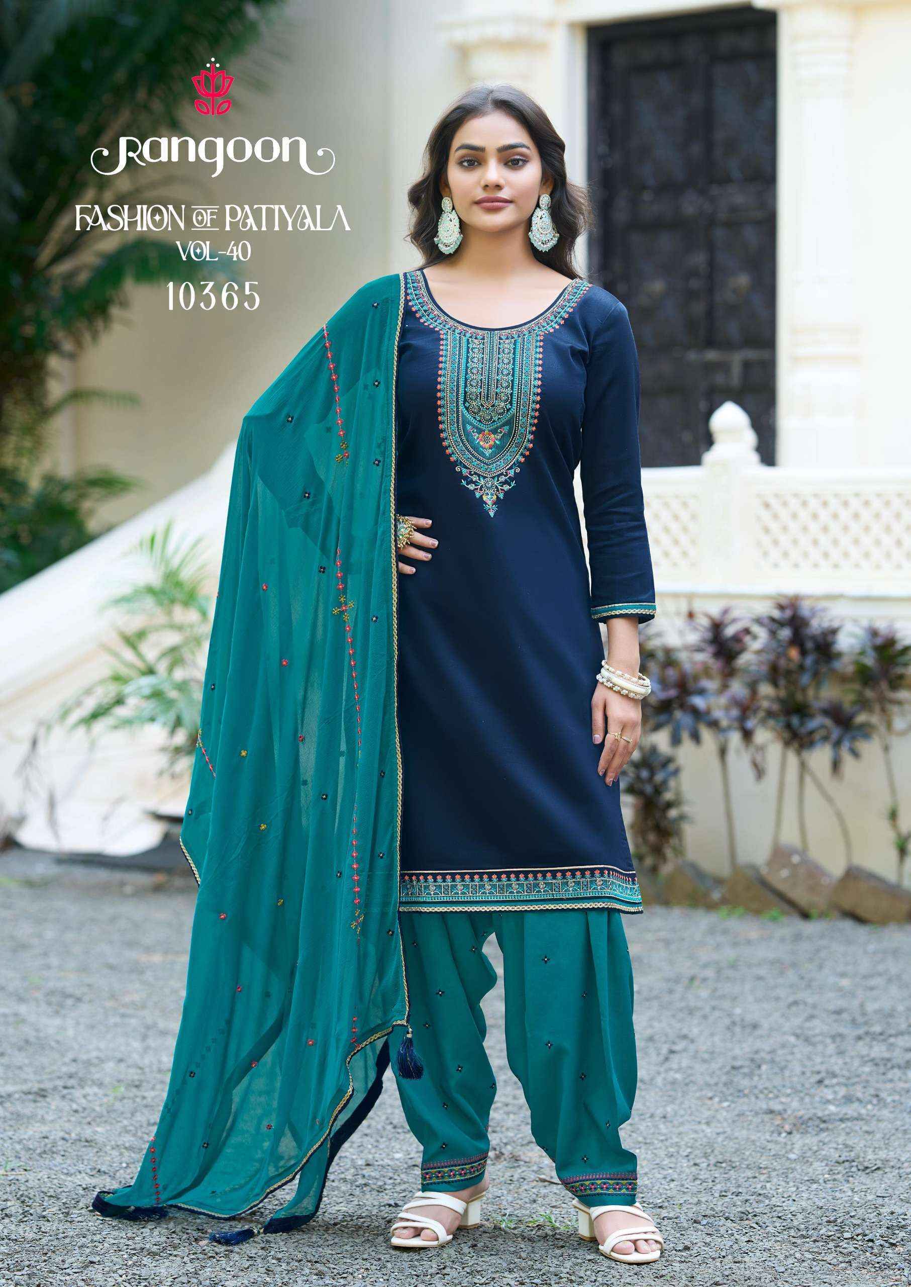 Rangoon Fashion Of Patiyala Vol-40 Jam Silk Readymade Suit (6 pcs Catalogue)