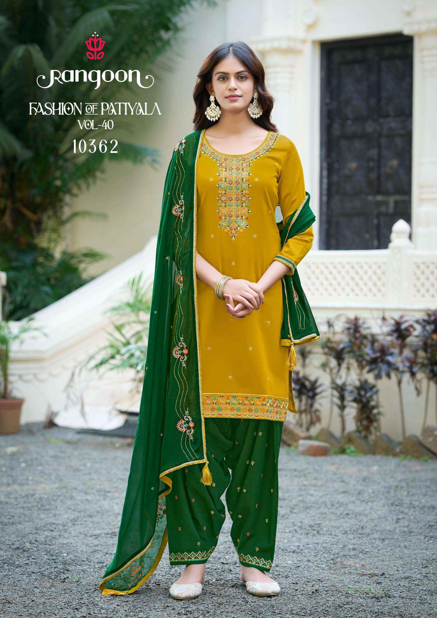 Rangoon Fashion Of Patiyala Vol-40 Jam Silk Readymade Suit (6 pcs Catalogue)