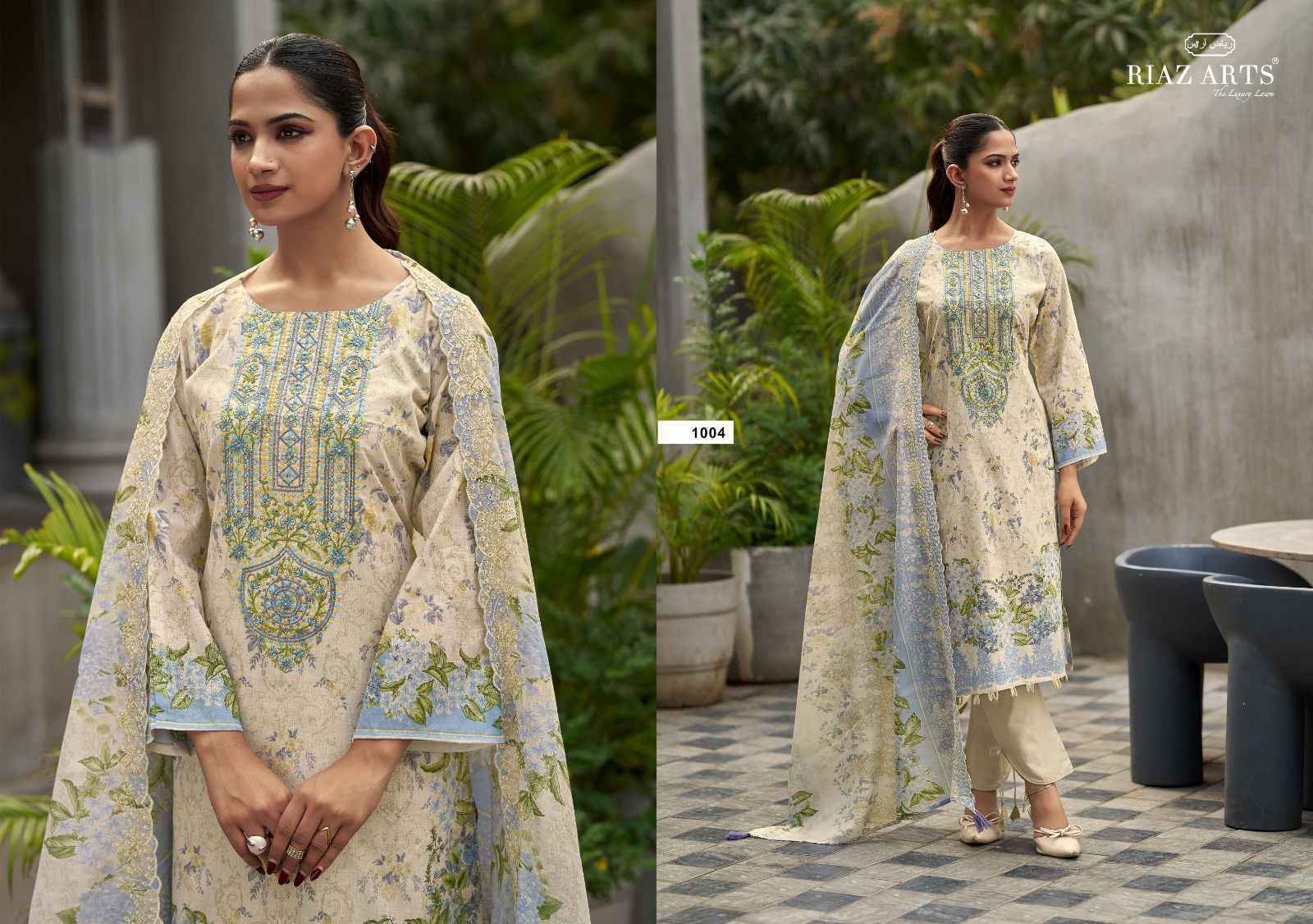 Riaz Arts Karigiri E Saeed Edition-2 Cotton Camric Lawn Dress Material (6 pcs Catalogue)