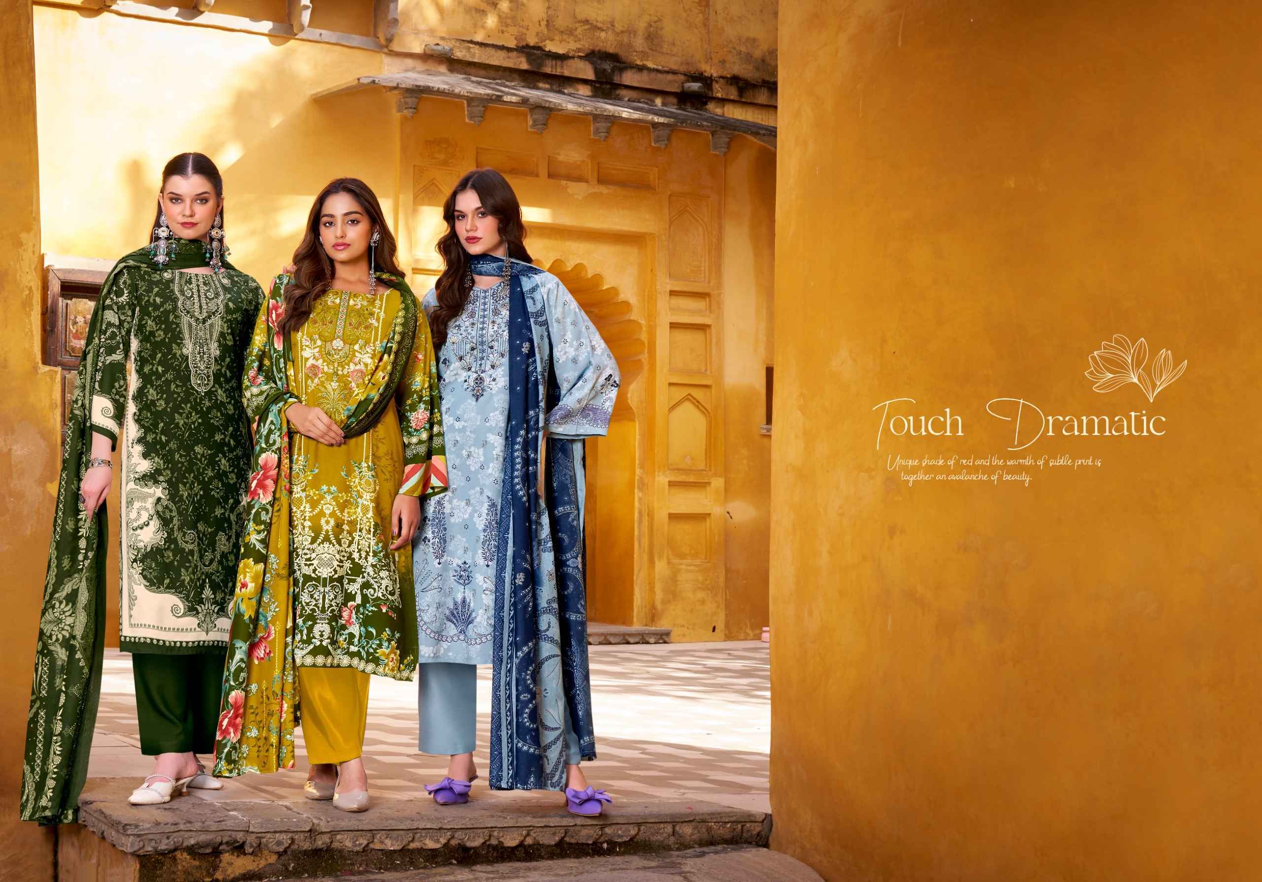 Romani Needle Wonder Vol-9 Cotton Dress Material (8 pcs Catalogue)