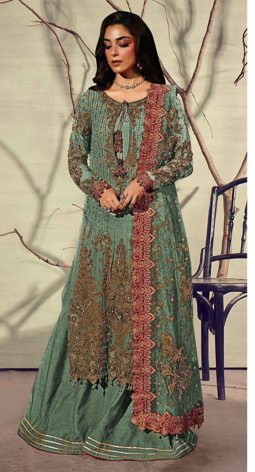 Serine D No S-906 Silk Dress Material (4 pcs Catalogue)