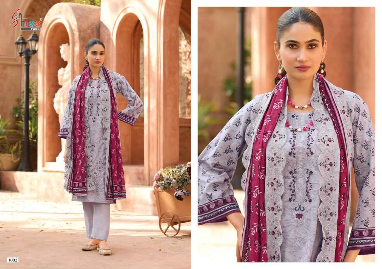 Shree Fabs Bin Saeed Lawn Collection Vol-25 Cotton Dress Material (6 pcs Catalogue)