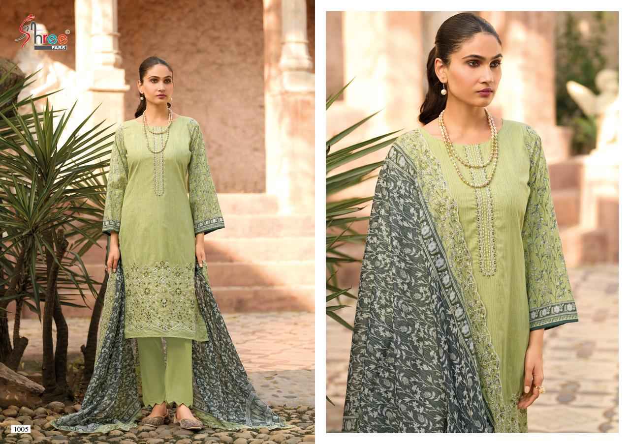 Shree Fabs Bin Saeed Lawn Collection Vol-25 Cotton Dress Material (6 pcs Catalogue)