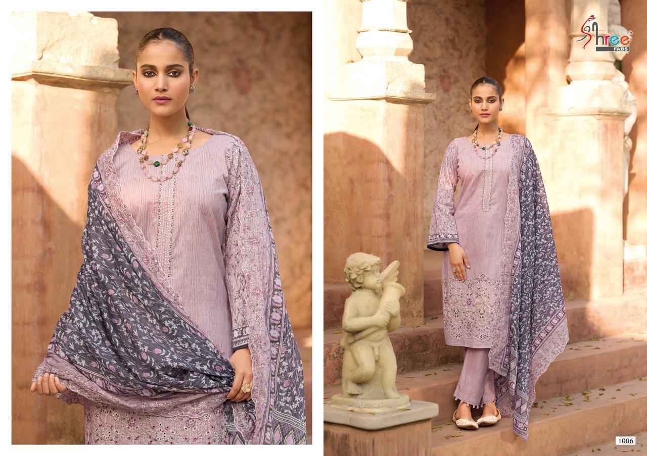 Shree Fabs Bin Saeed Lawn Collection Vol-25 Cotton Dress Material (6 pcs Catalogue)
