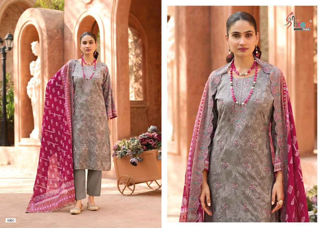 Shree Fabs Bin Saeed Lawn Collection Vol-25 Cotton Dress Material (6 pcs Catalogue)