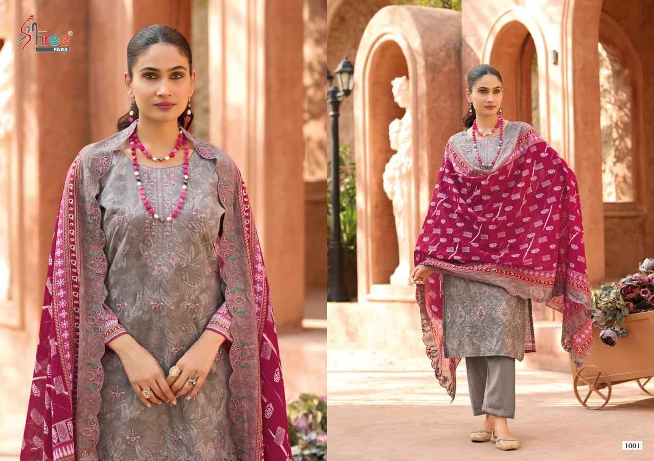 Shree Fabs Bin Saeed Lawn Collection Vol-25 Cotton Dress Material (6 pcs Catalogue)