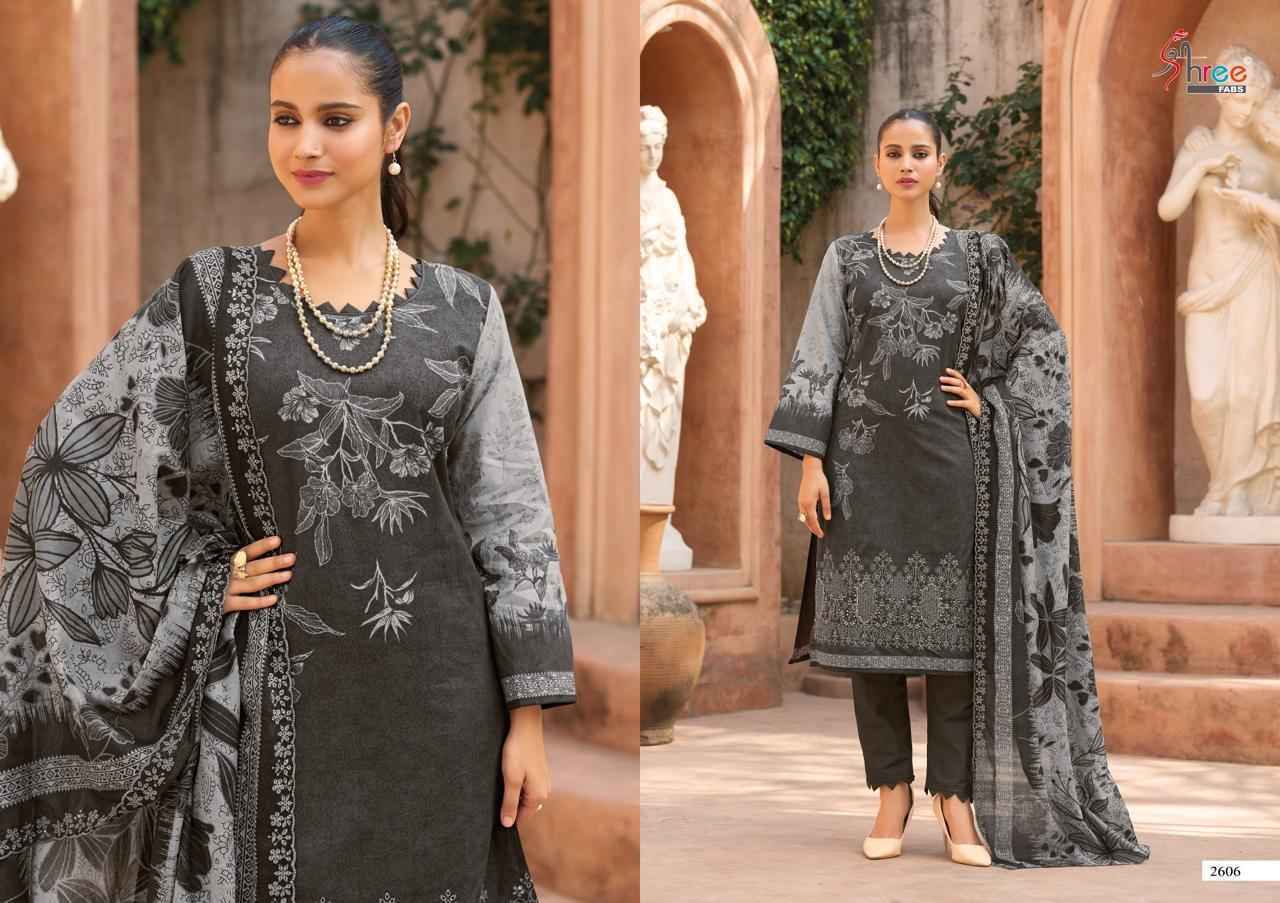Shree Fabs Bin Saeed Lawn Collection Vol-26 Cotton Dress Material (6 pcs Catalogue)