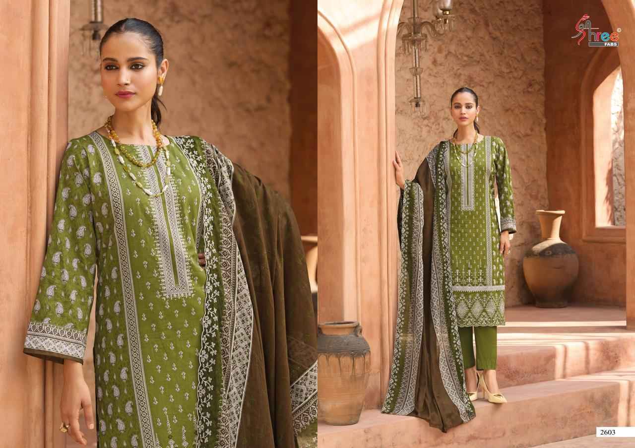 Shree Fabs Bin Saeed Lawn Collection Vol-26 Cotton Dress Material (6 pcs Catalogue)