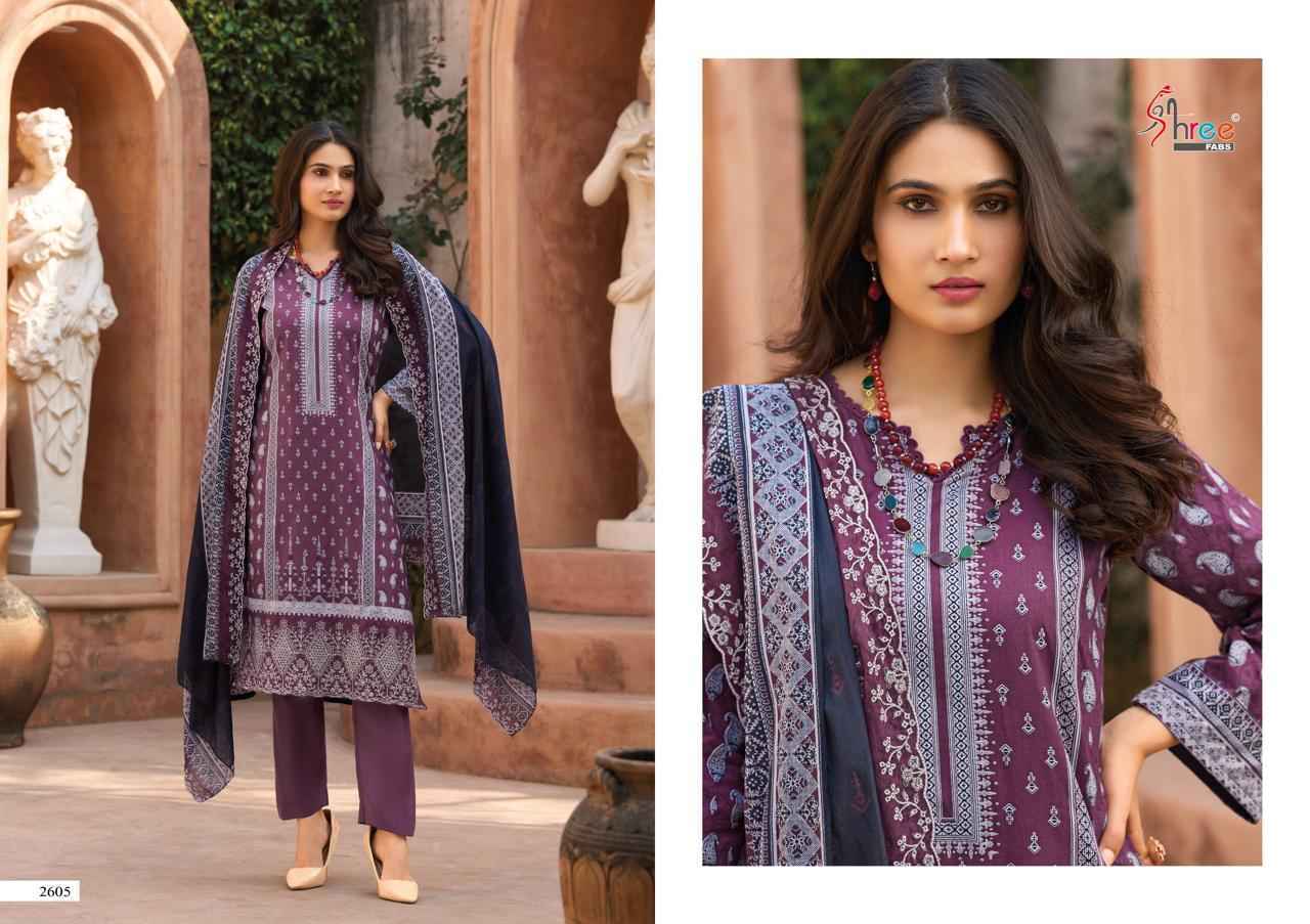 Shree Fabs Bin Saeed Lawn Collection Vol-26 Cotton Dress Material (6 pcs Catalogue)
