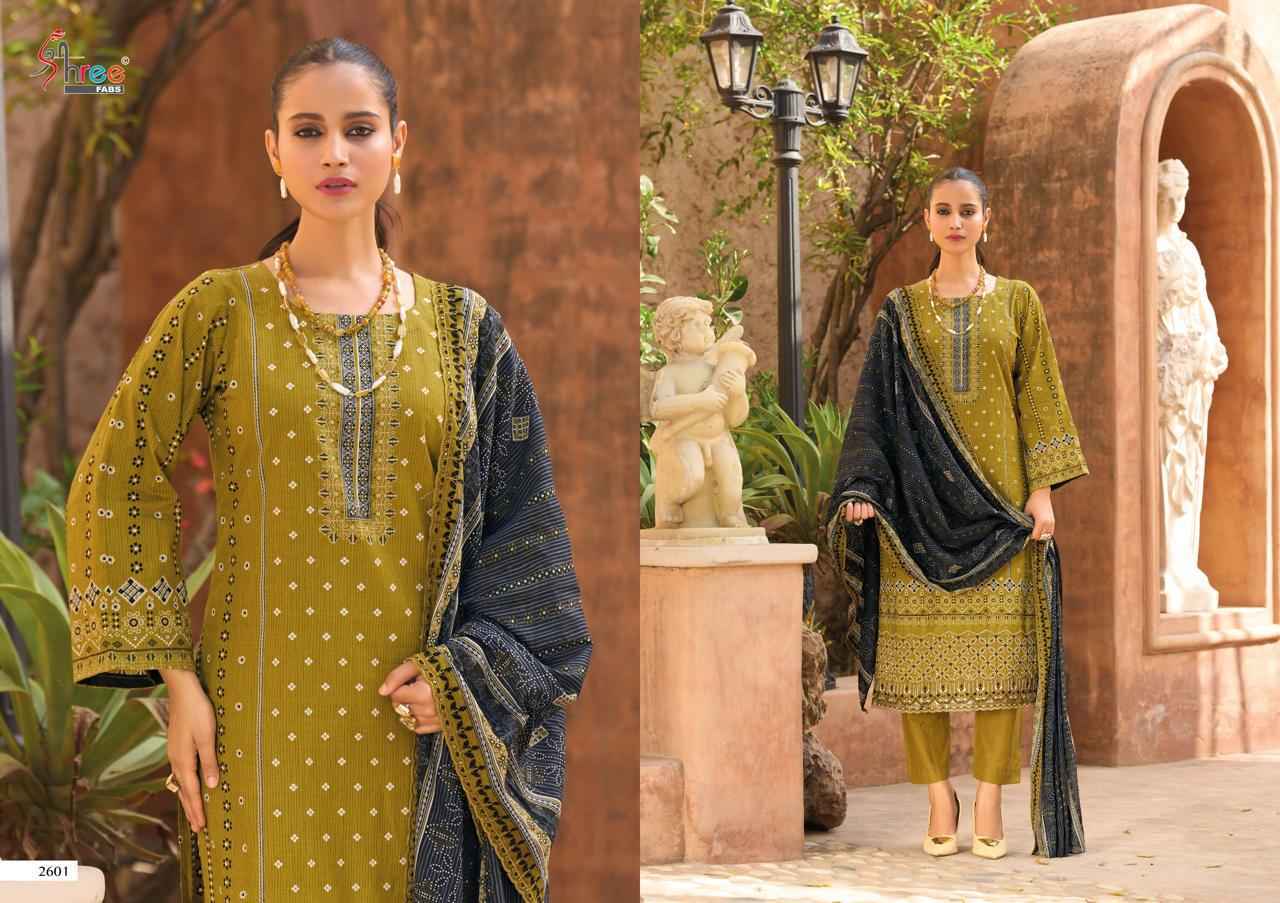 Shree Fabs Bin Saeed Lawn Collection Vol-26 Cotton Dress Material (6 pcs Catalogue)
