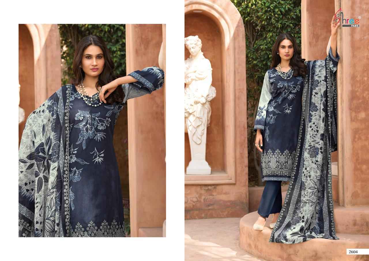 Shree Fabs Bin Saeed Lawn Collection Vol-26 Cotton Dress Material (6 pcs Catalogue)