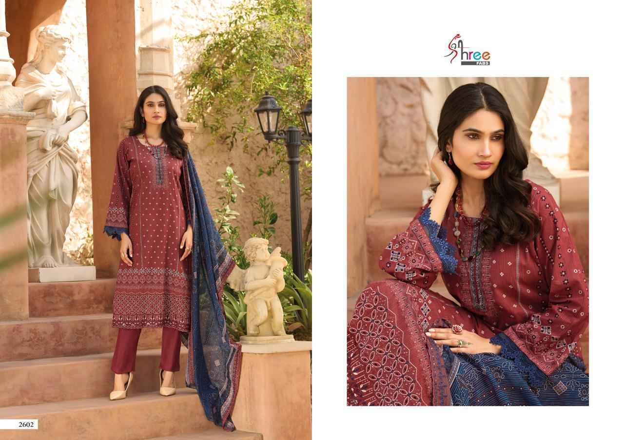 Shree Fabs Bin Saeed Lawn Collection Vol-26 Cotton Dress Material (6 pcs Catalogue)