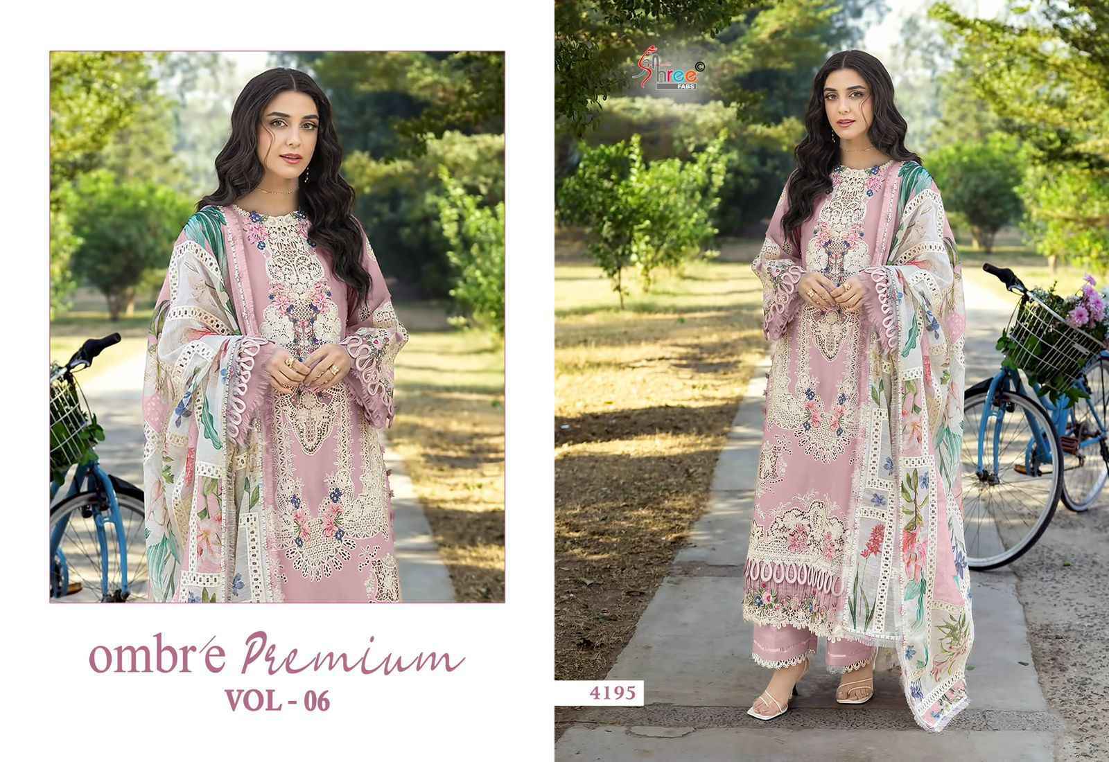 Shree Fabs Ombre Premium Vol-6 Cotton Dress Material (6 pcs Catalogue)