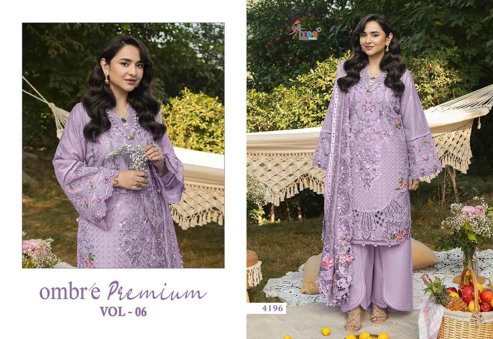 Shree Fabs Ombre Premium Vol-6 Cotton Dress Material (6 pcs Catalogue)