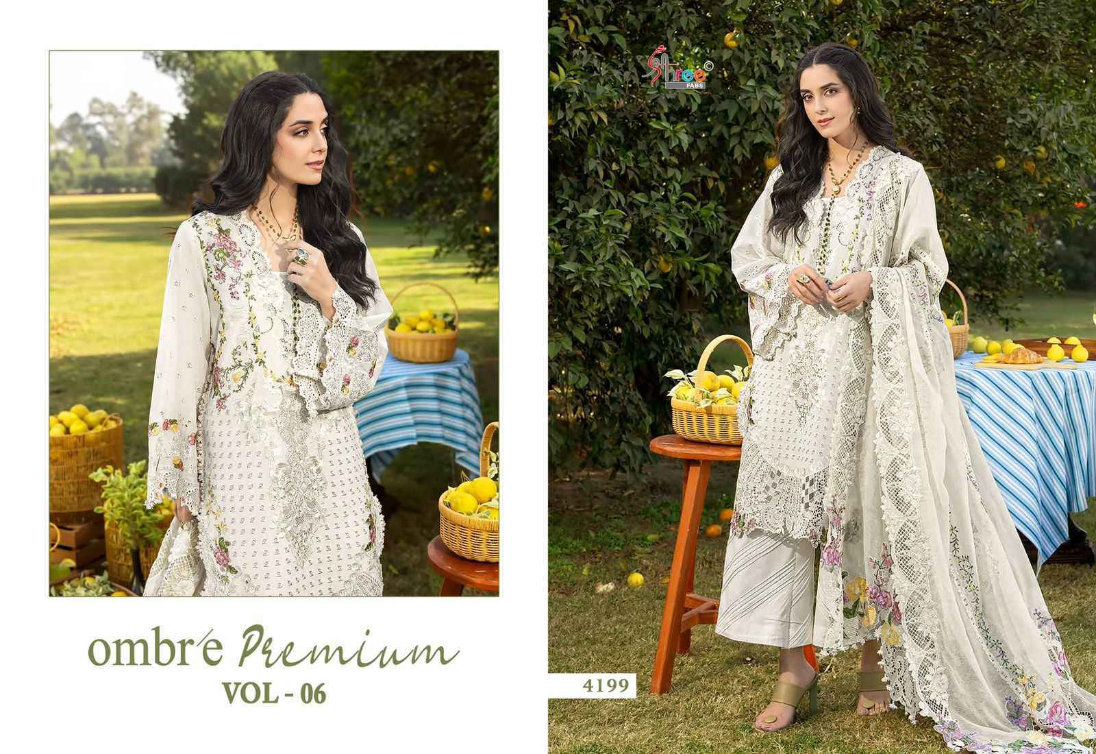 Shree Fabs Ombre Premium Vol-6 Cotton Dress Material (6 pcs Catalogue)