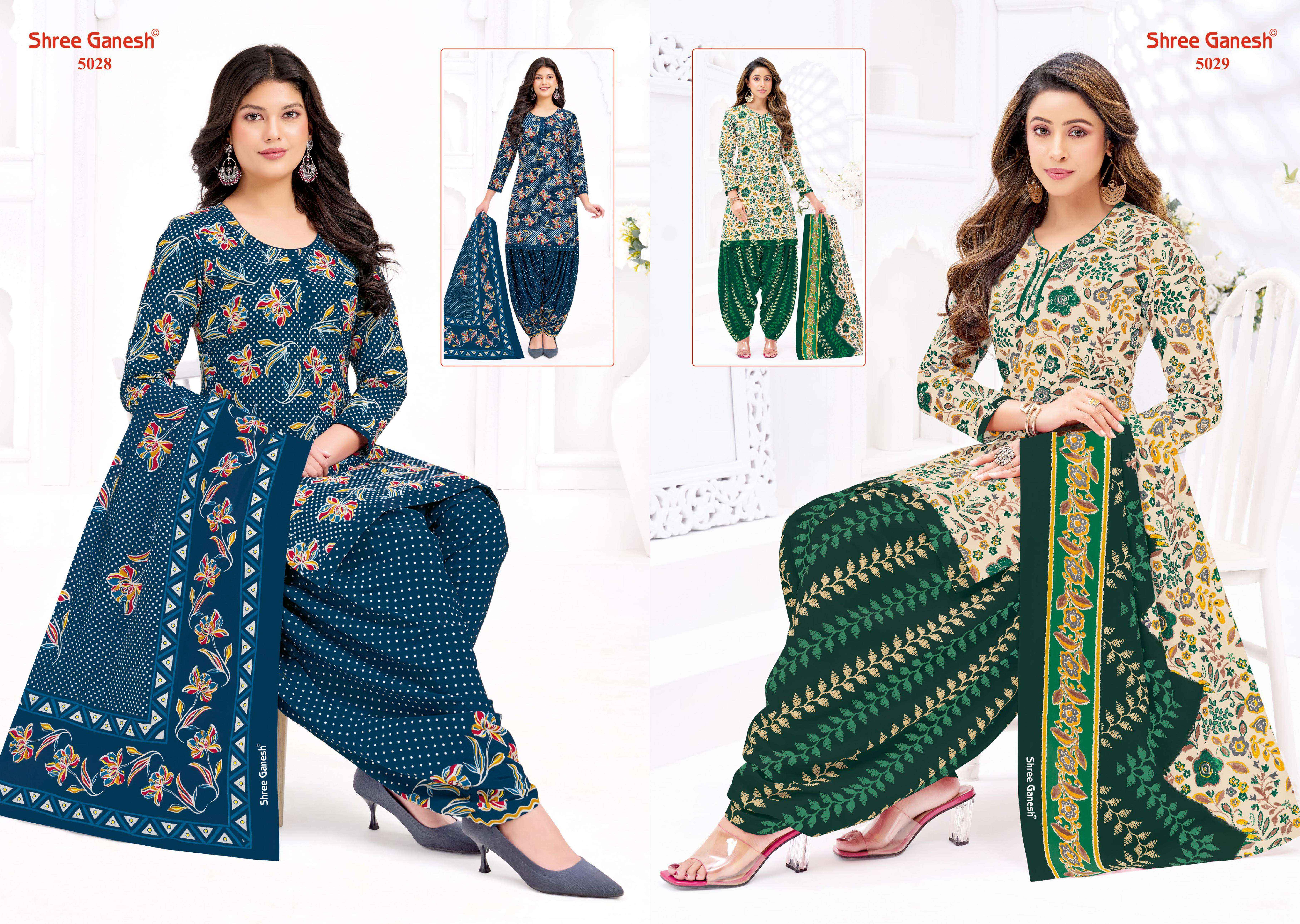 Shree Ganesh Hansika Vol-30 Patiyala Special Cotton Dress Material (20 pcs Catalogue)
