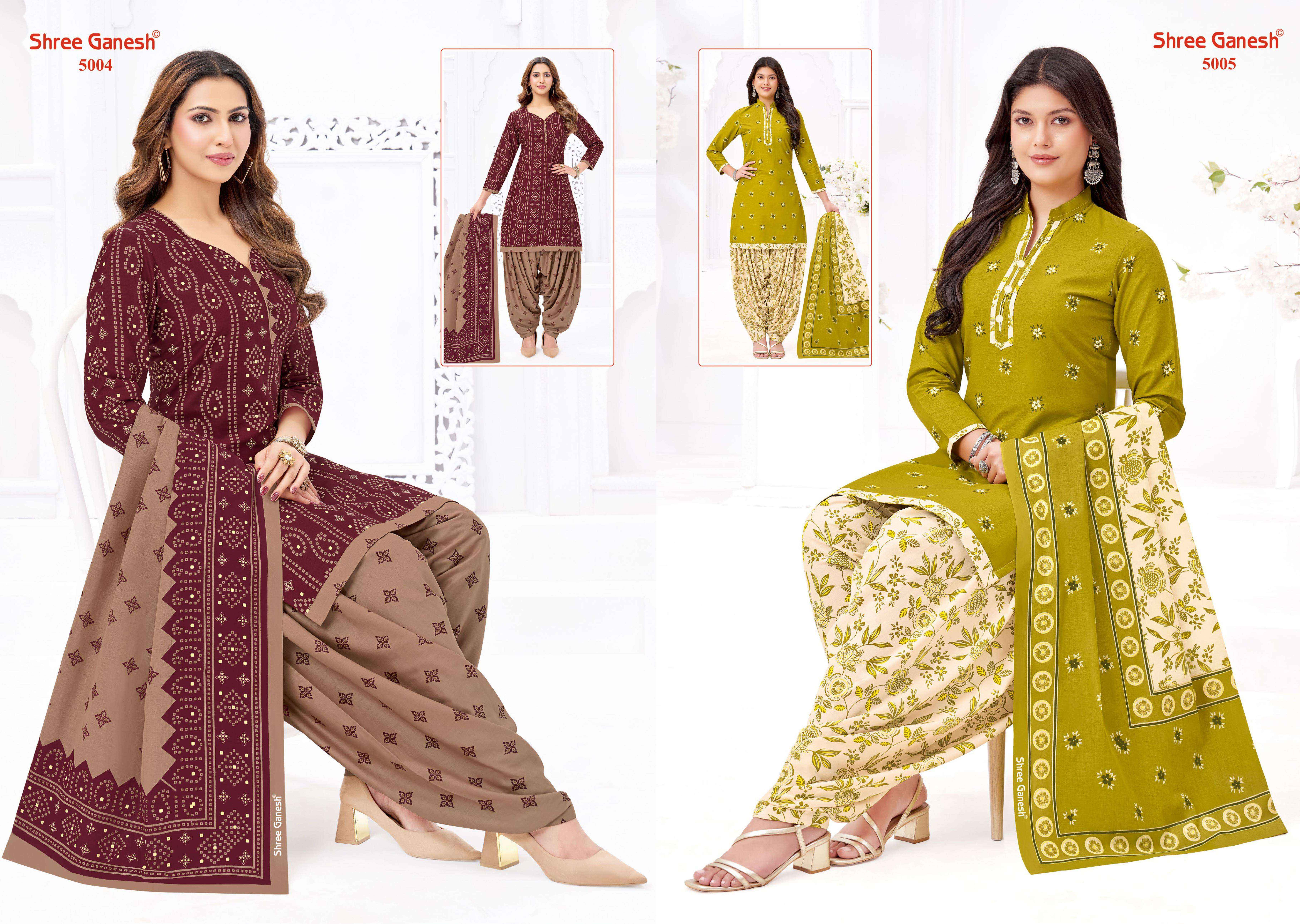 Shree Ganesh Hansika Vol-30 Patiyala Special Cotton Dress Material (20 pcs Catalogue)