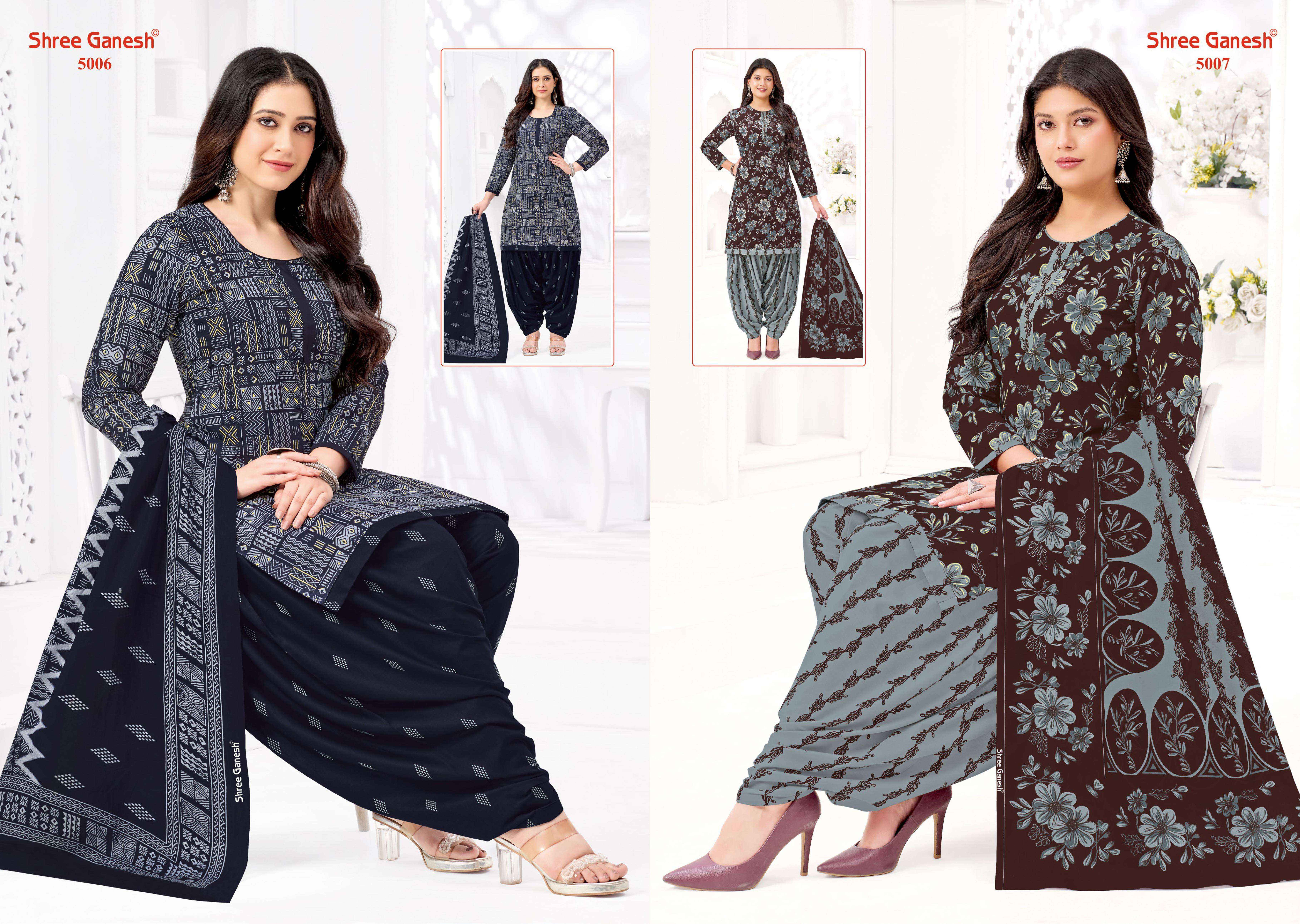 Shree Ganesh Hansika Vol-30 Patiyala Special Cotton Dress Material (20 pcs Catalogue)