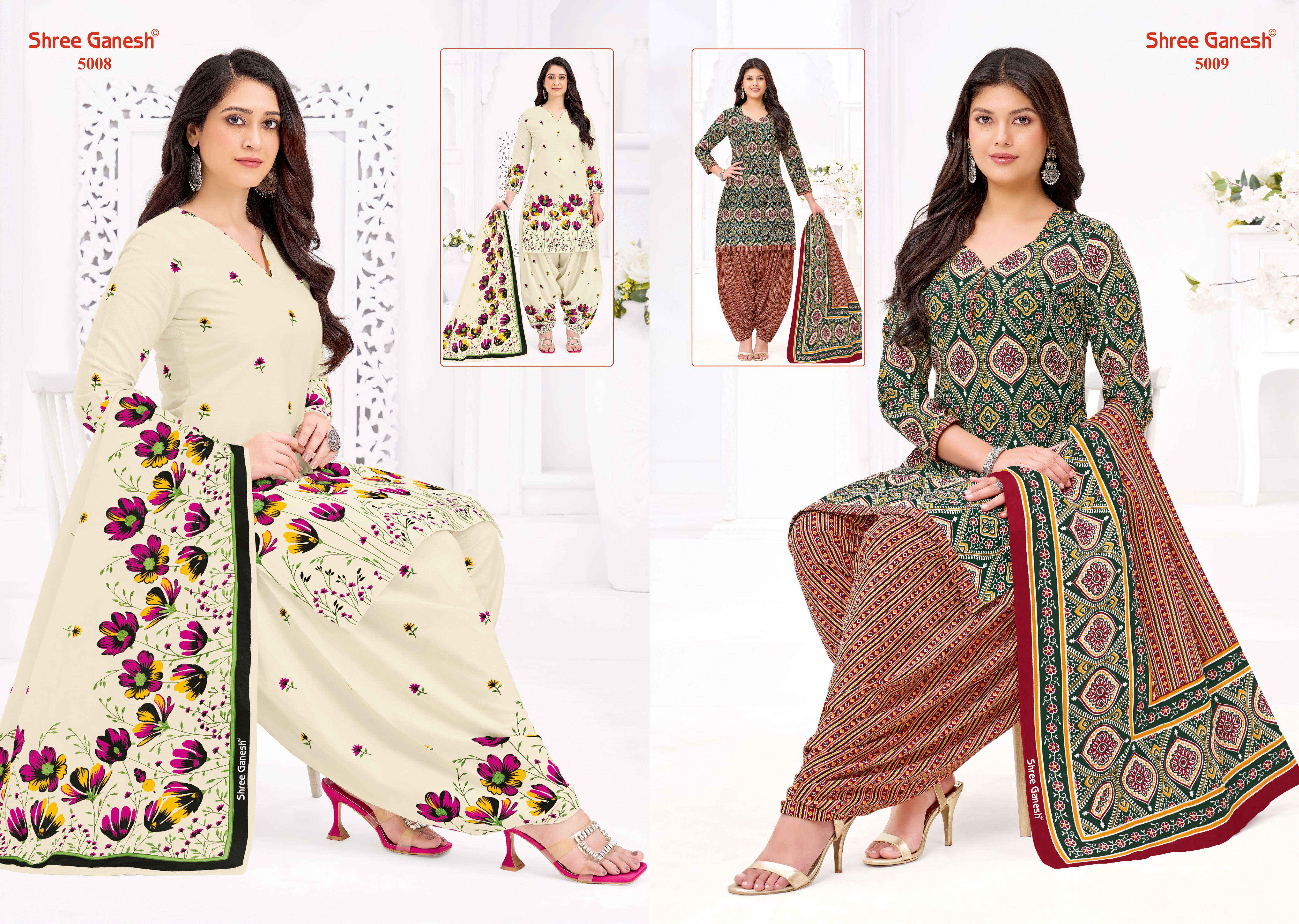 Shree Ganesh Hansika Vol-30 Patiyala Special Cotton Dress Material (20 pcs Catalogue)
