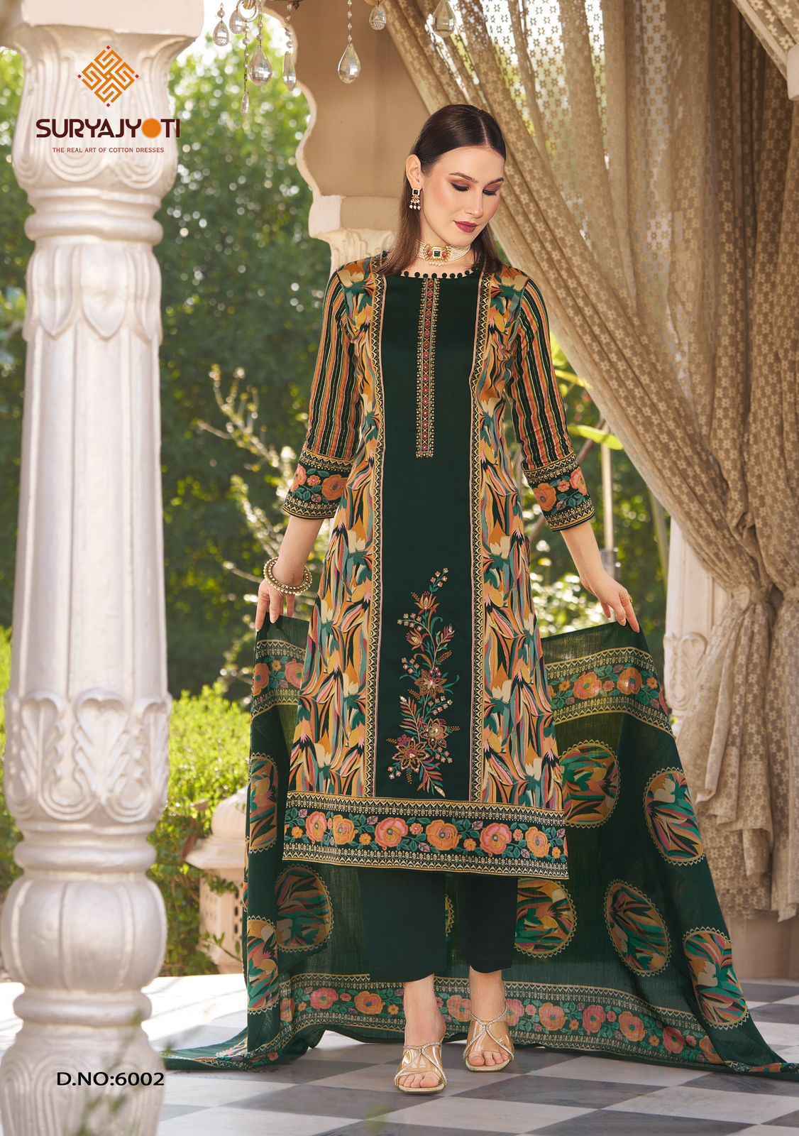 Suryajyoti Kaamini Vol-6 Jam Satin Dress Material (6 pcs Catalogue)