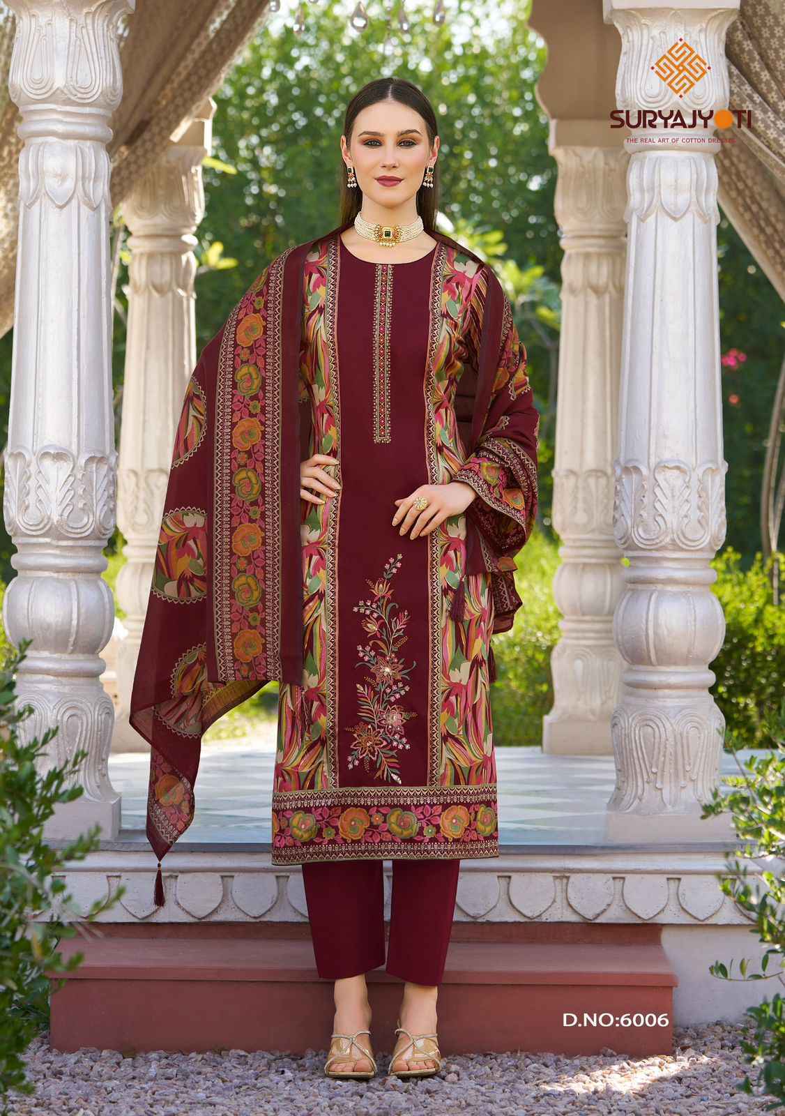 Suryajyoti Kaamini Vol-6 Jam Satin Dress Material (6 pcs Catalogue)