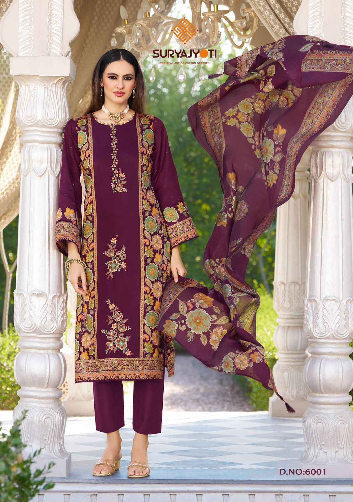 Suryajyoti Kaamini Vol-6 Jam Satin Dress Material (6 pcs Catalogue)