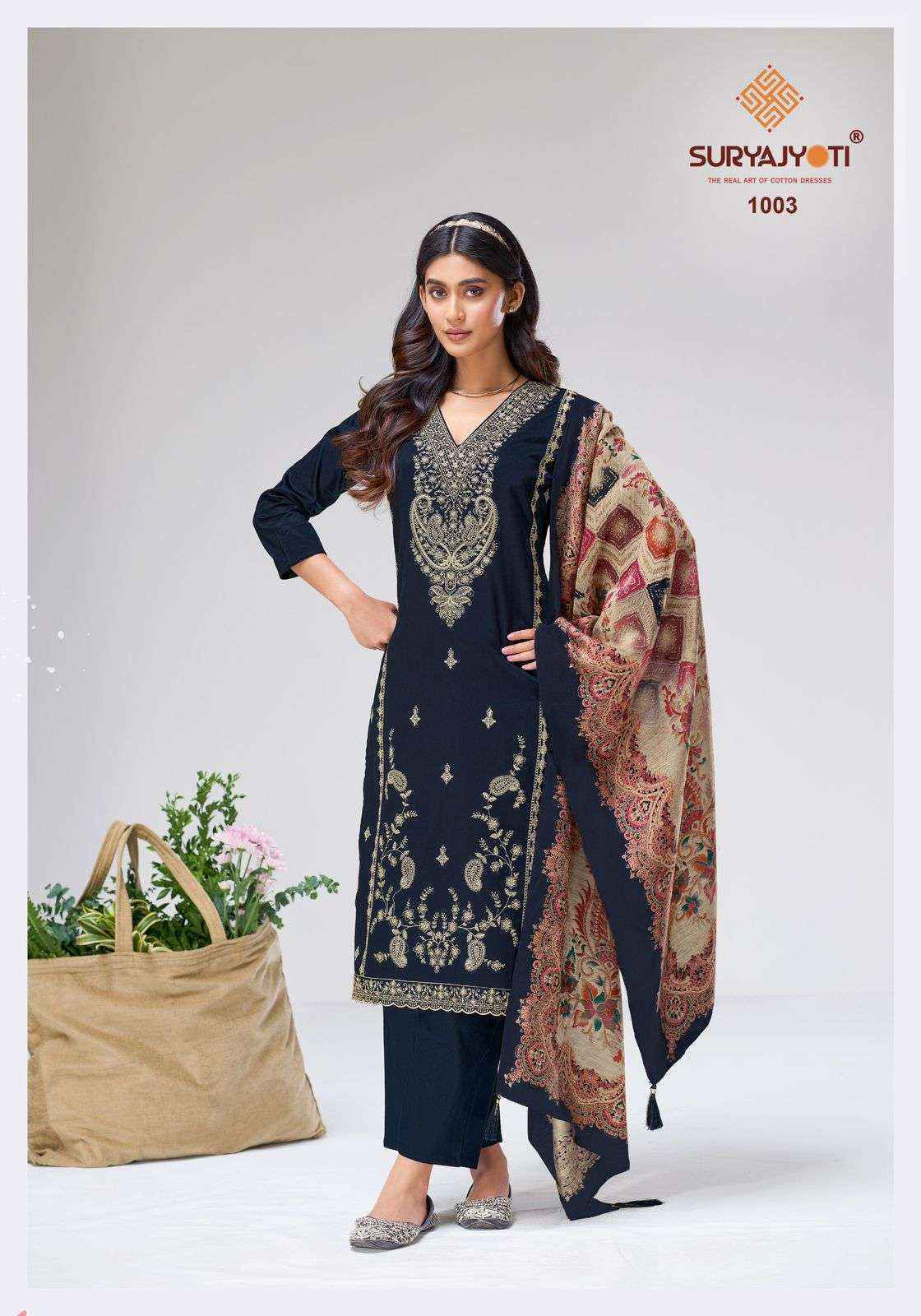 Suryajyoti Zaira Vol-1 Jam Satin Dress Material (6 pcs Catalogue)