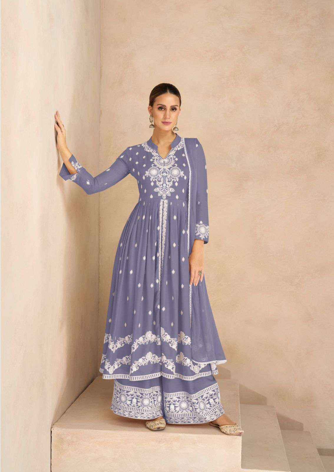 Vamika Lakhnavi Vol-6 Gold List Rayon Readymade Suit (5 pcs Catalogue)