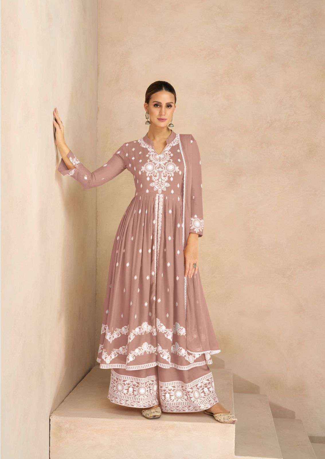 Vamika Lakhnavi Vol-6 Gold List Rayon Readymade Suit (5 pcs Catalogue)