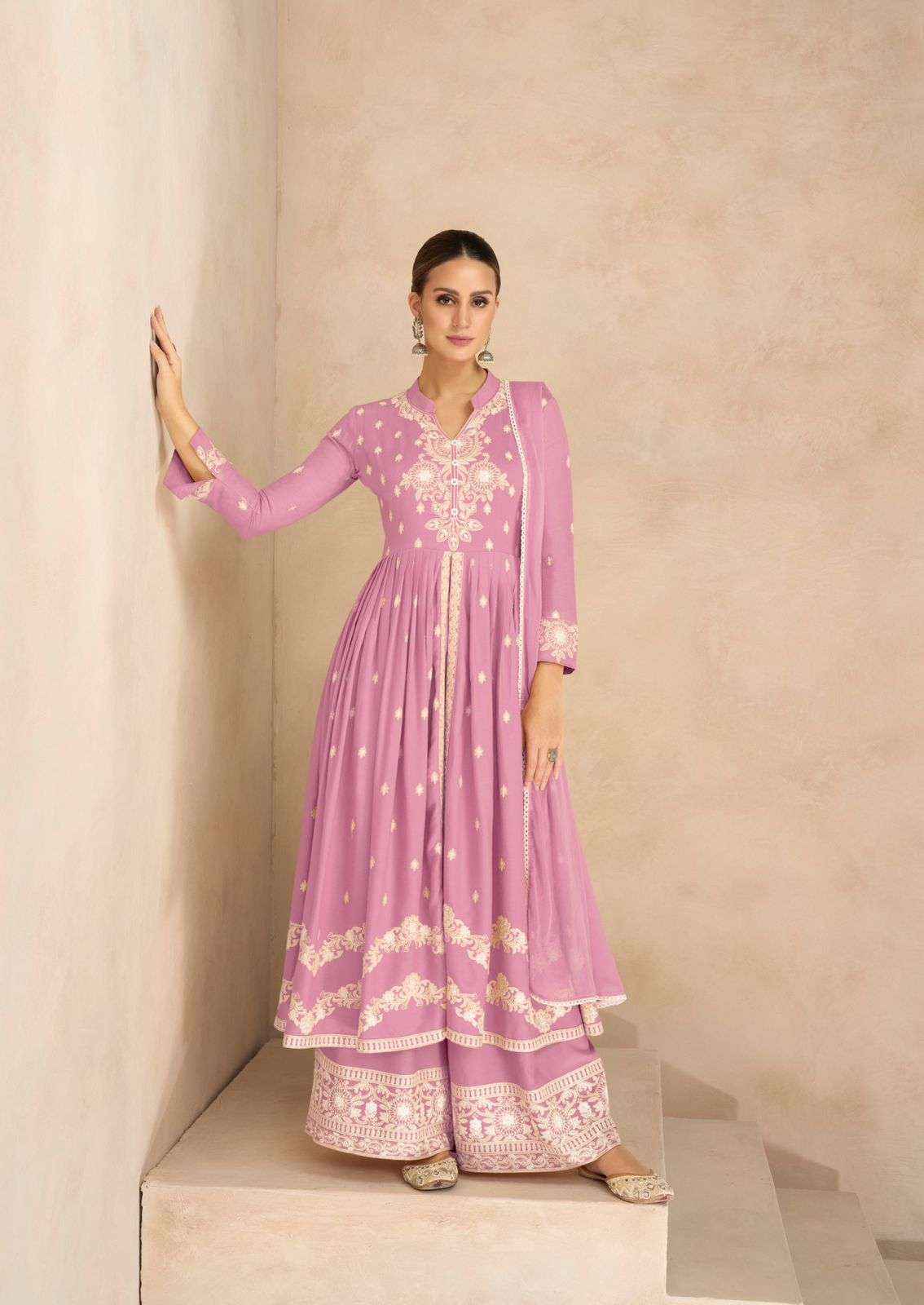 Vamika Lakhnavi Vol-6 Gold List Rayon Readymade Suit (5 pcs Catalogue)