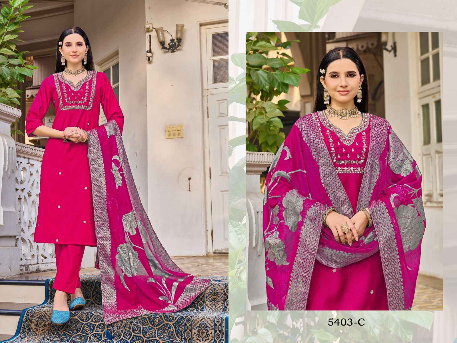 Vamika Riwayat Viscos Readymade Suit (4 pcs Catalogue)