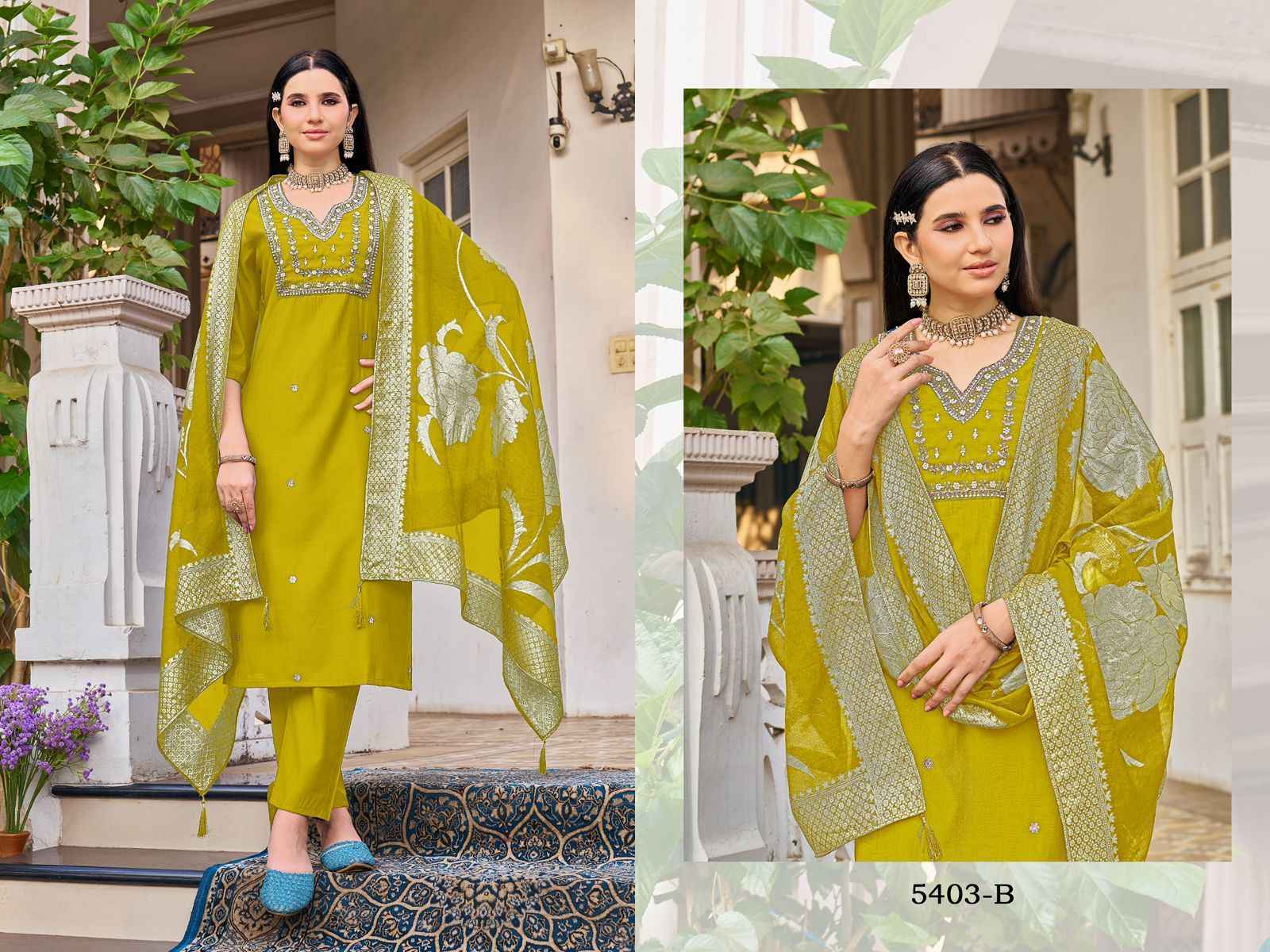 Vamika Riwayat Viscos Readymade Suit (4 pcs Catalogue)