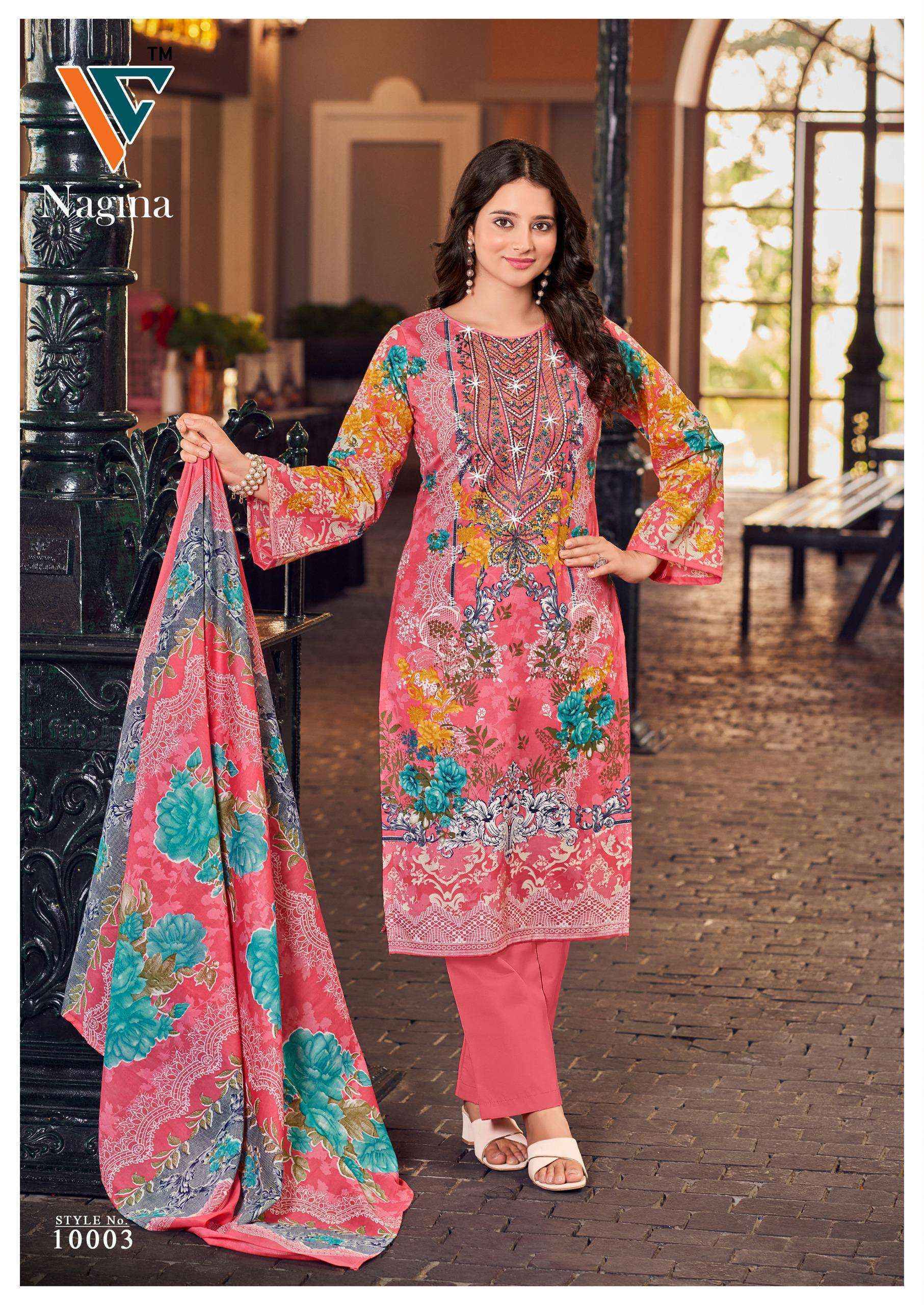 Vandana Creation Nagina‎ Vol-10 Cotton Dress Material (8 pcs Catalogue)