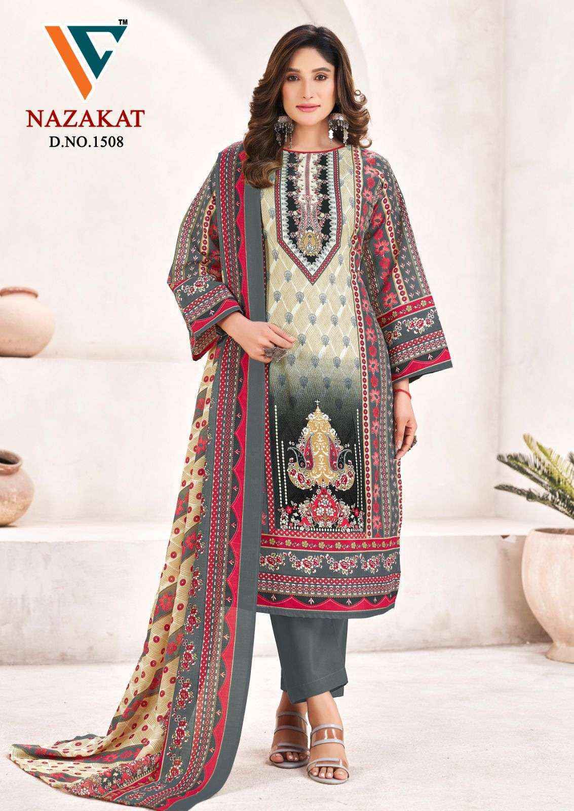 Vandana Creation Nazakat Vol-15 Cotton Dress Material (8 pcs Catalogue)