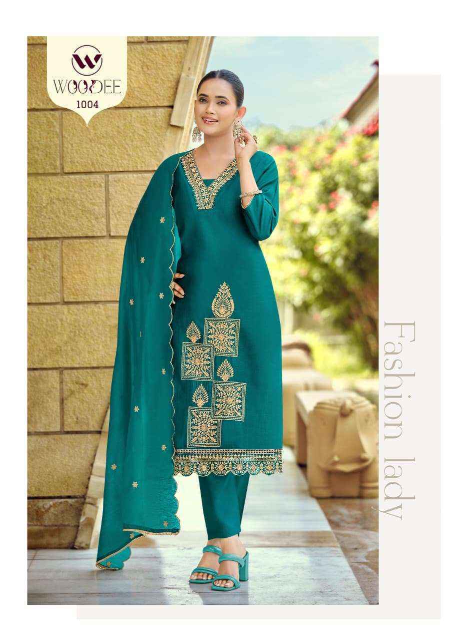 Woodee Aavani Viscose Readymade Suit (6 pcs atalogue)