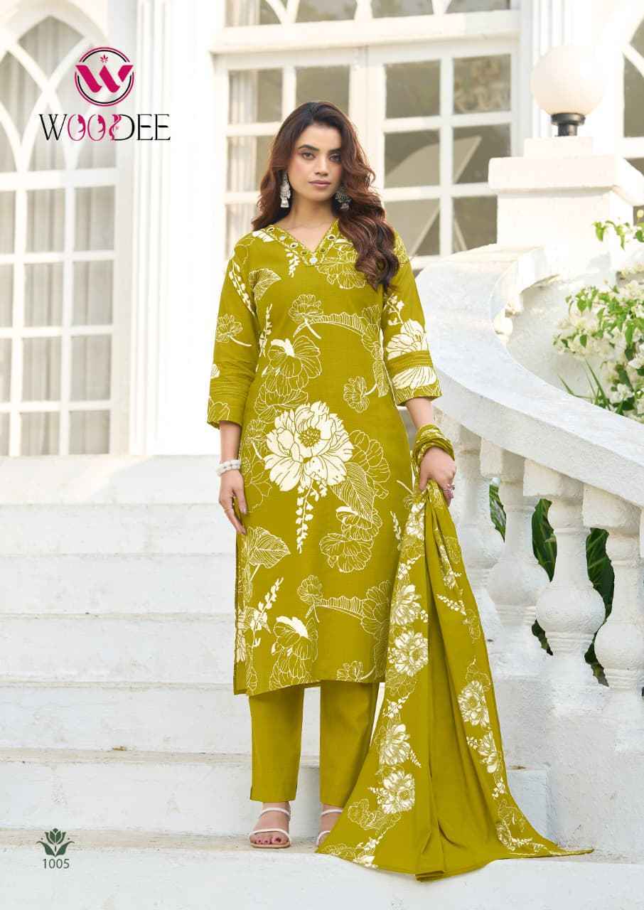 Woodee Tanya Viscose Readymade Suit (6 pcs catalogue)