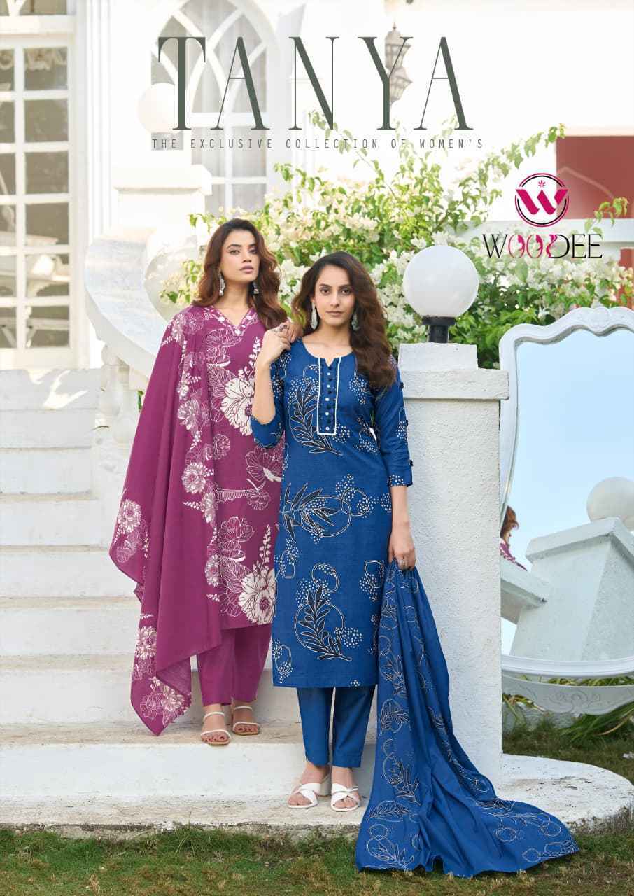 Woodee Tanya Viscose Readymade Suit (6 pcs catalogue)
