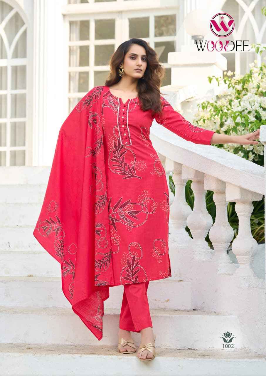 Woodee Tanya Viscose Readymade Suit (6 pcs catalogue)