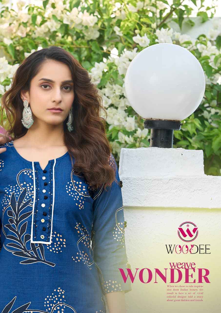Woodee Tanya Viscose Readymade Suit (6 pcs catalogue)