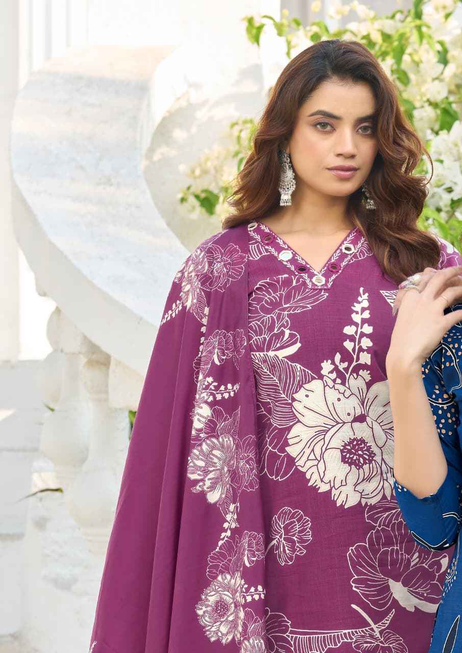 Woodee Tanya Viscose Readymade Suit (6 pcs catalogue)