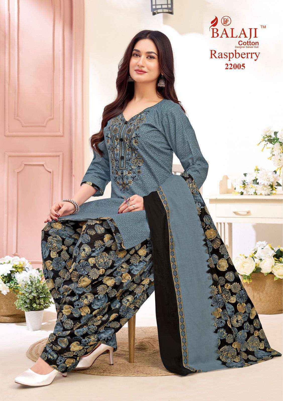 Balaji Raspberry Vol-22 Cotton Dress Material (12 pcs Catalogue)