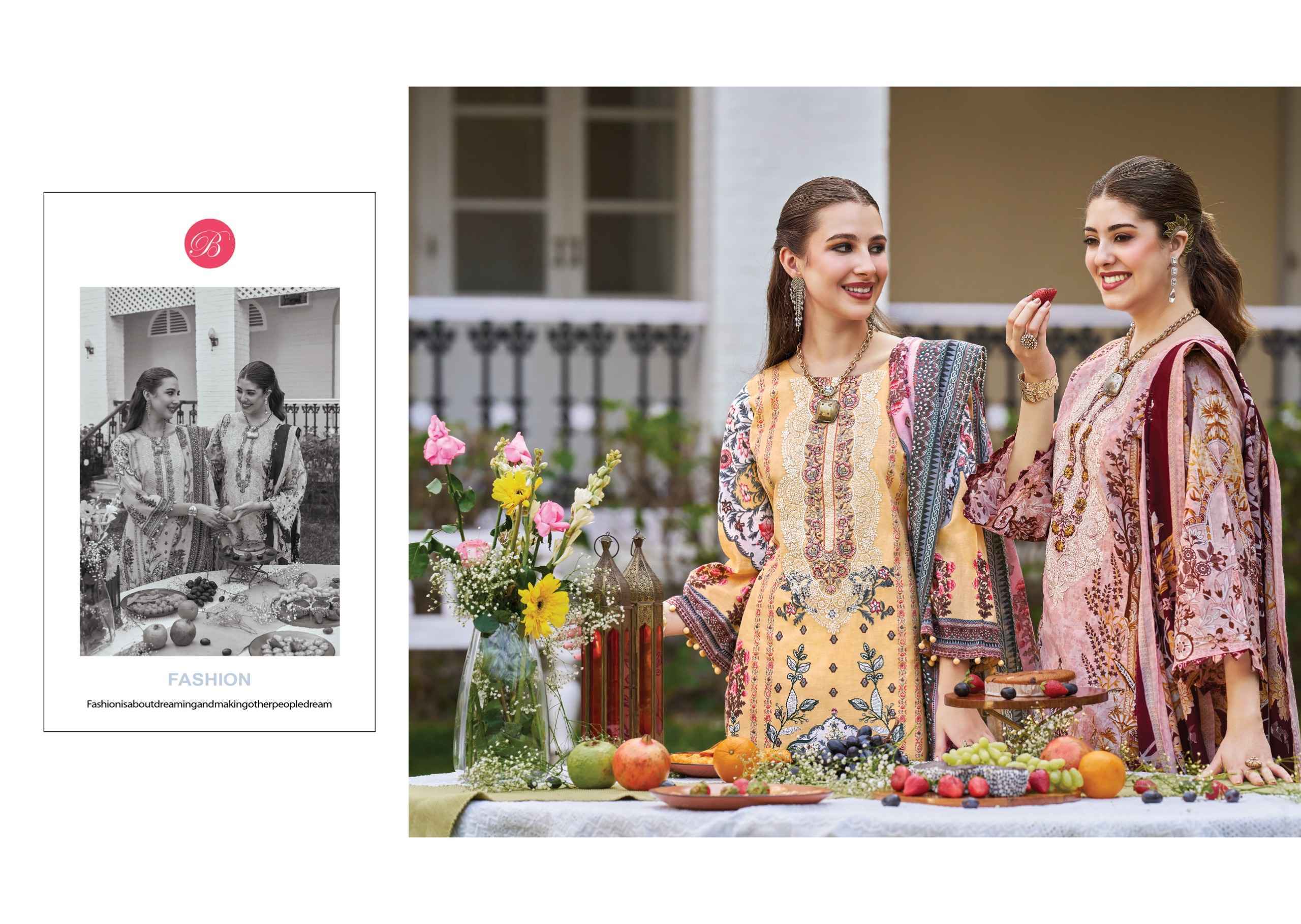 Belliza Naira Vol-140 Cotton Dress Material (8 pcs Cataloge)