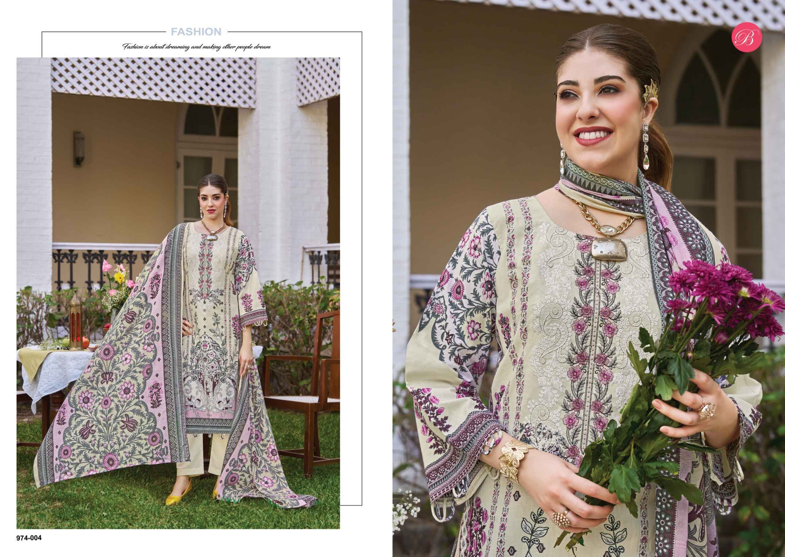 Belliza Naira Vol-140 Cotton Dress Material (8 pcs Cataloge)