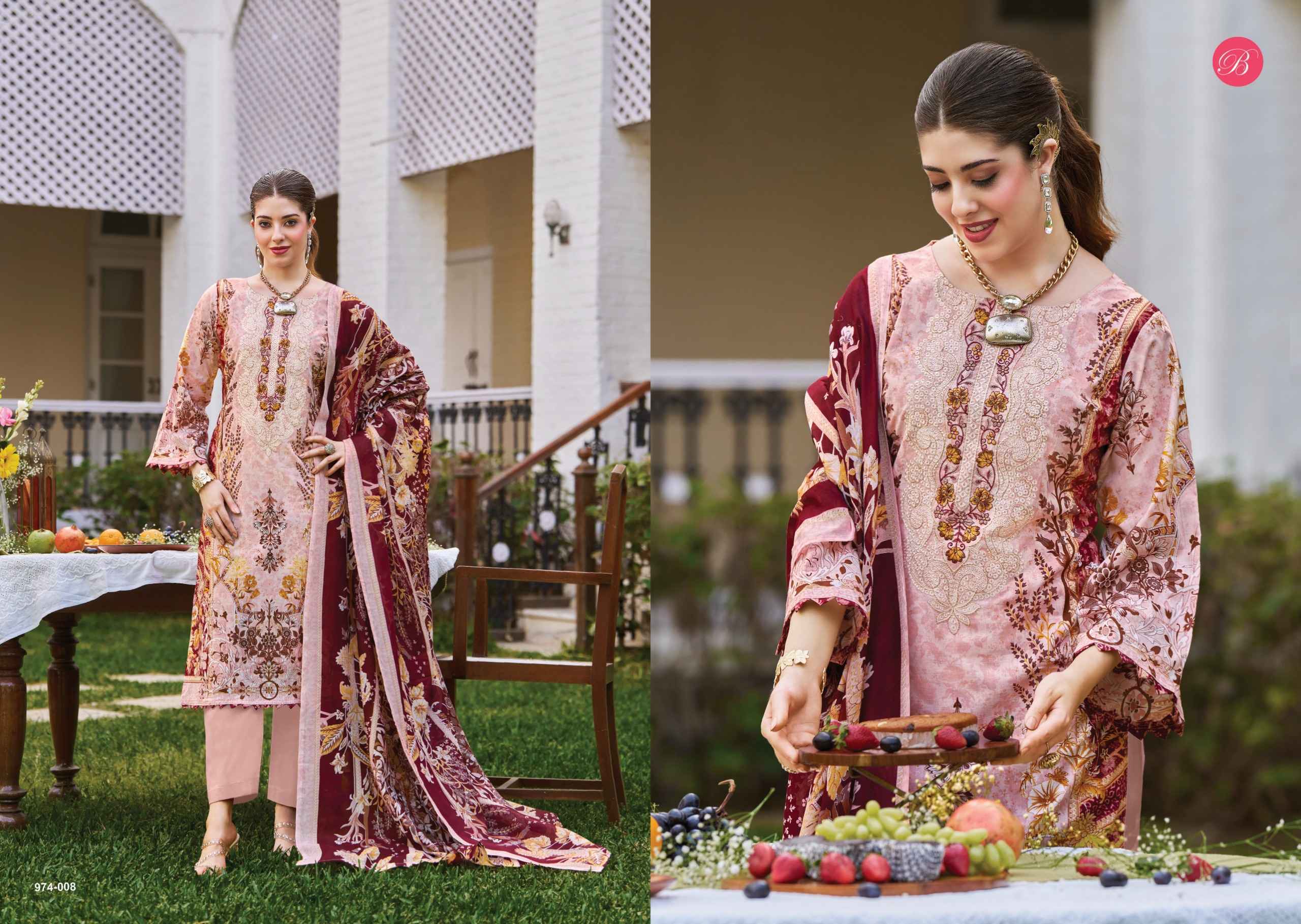 Belliza Naira Vol-140 Cotton Dress Material (8 pcs Cataloge)