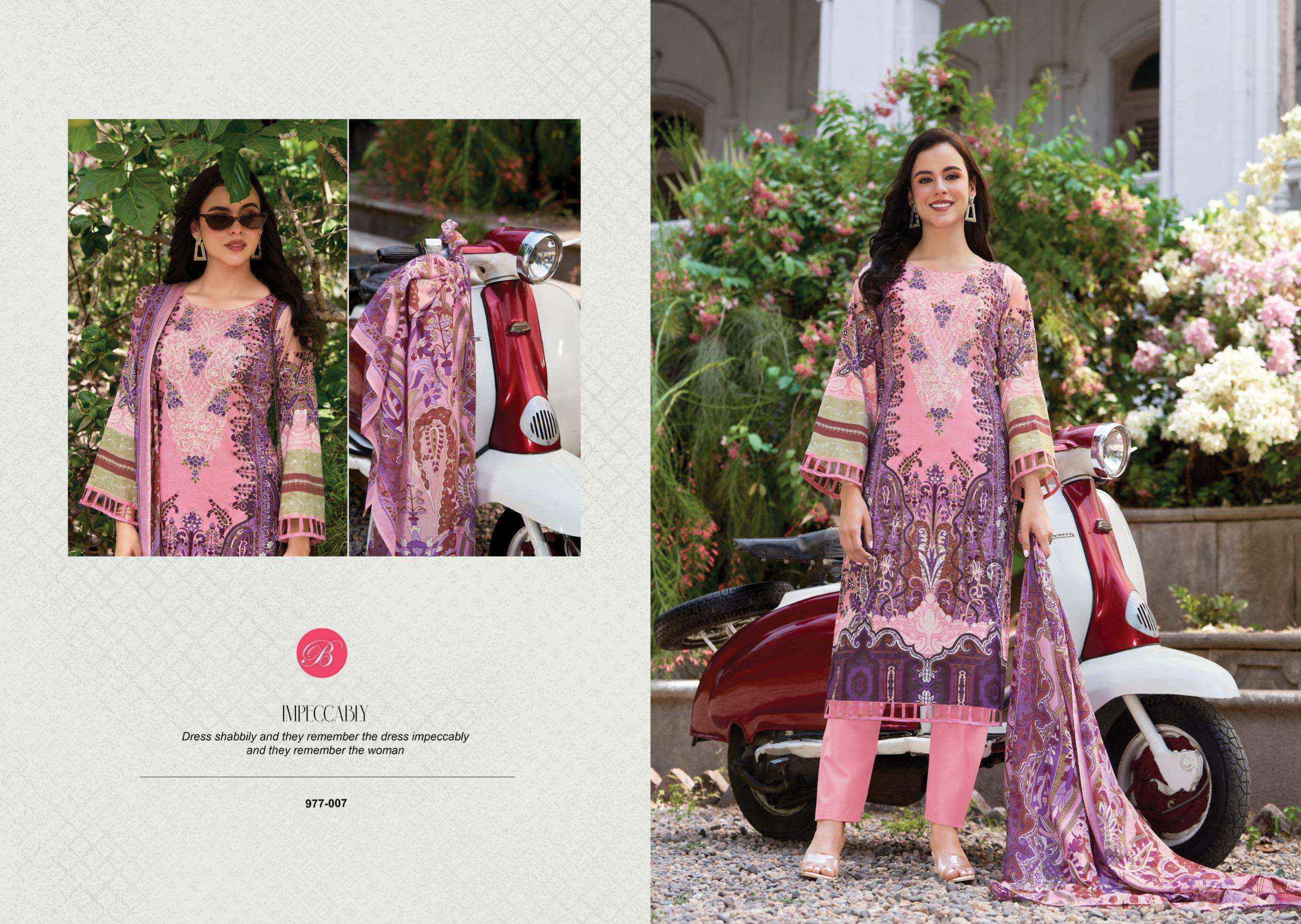 Belliza Naira Vol-141 Cotton Dress Material (8 pcs Cataloge)
